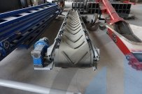 Производство Конвейер ленточный желобчатый с шевронной лентой