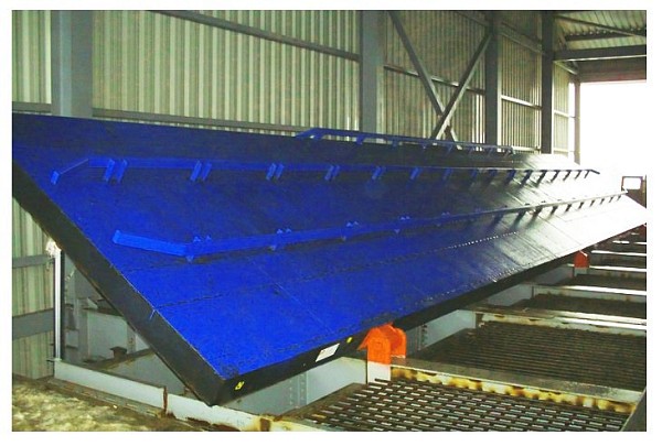 Автомобилеразгрузчики гидравлические боковые специальные модели РГБ (с нижней установкой гидроцилиндров) - КМЗ